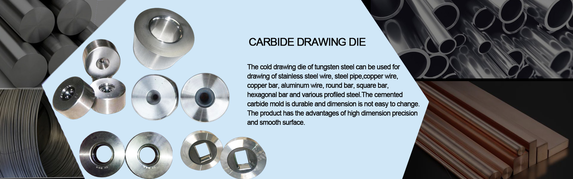 Carbide drawing die