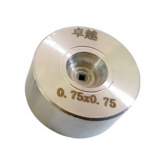 0.75mm square hole  pcd drawing die for metal wire drawing 