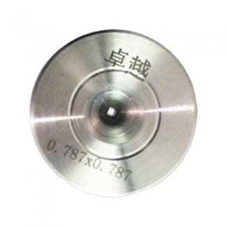 0.787mm square hole  pcd drawing die for metal wire drawing